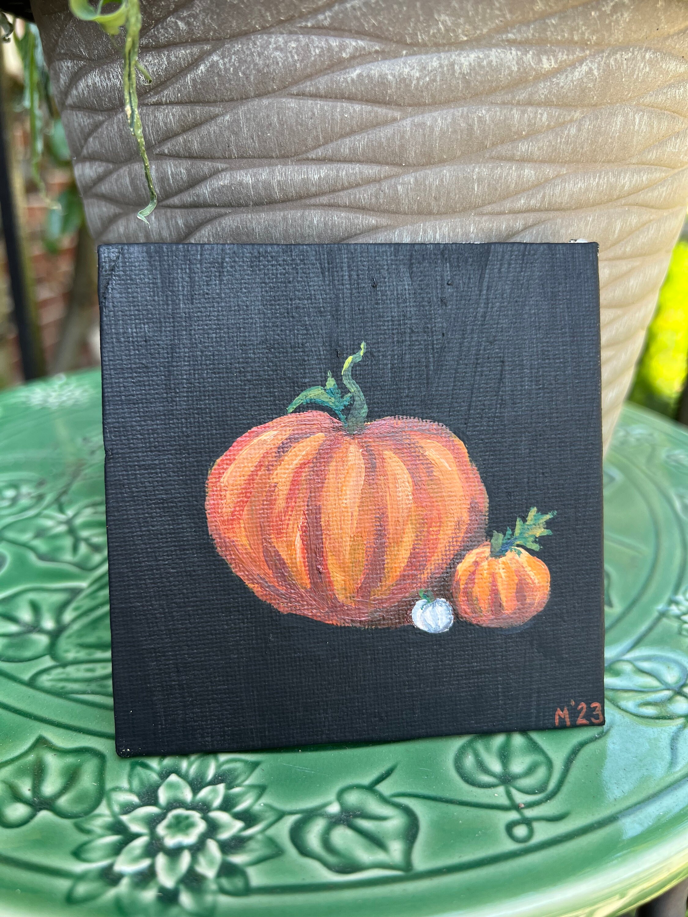 It's Pumpkin Time | Mini Acrylic Painting, Pumpkins, Fall Vibes