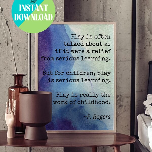 Mr. Rogers Quote Etsy