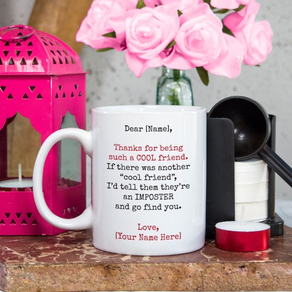 Personalized Gifts Coffee Mug for Best Friend Female Women Men