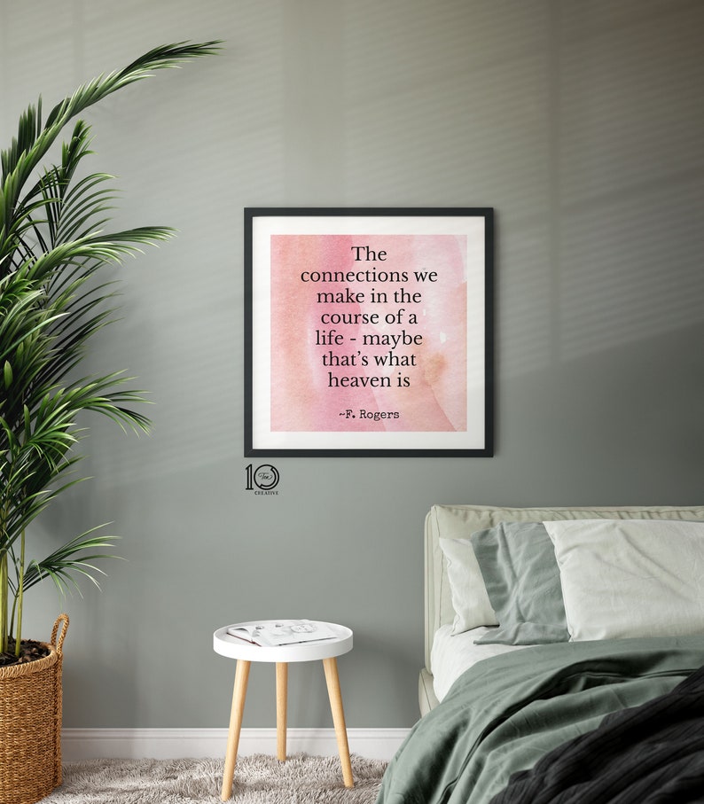 Mr Rogers Quote Printable Art Birthday Gift for Friend - Etsy