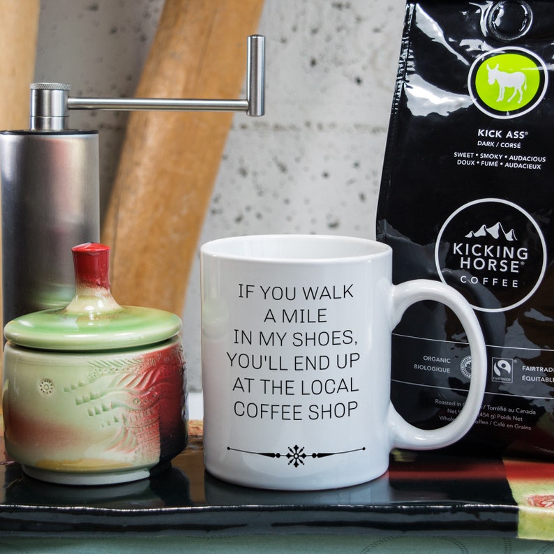 Husband Mug Mile Gift Shoes Funny Walk From Girlfriend My Barista In A Women For Lover Coffee Boyfriend QsCrtdhx