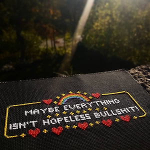 Quizás no todo sea desesperado BS - Patrón PDF de punto de cruz