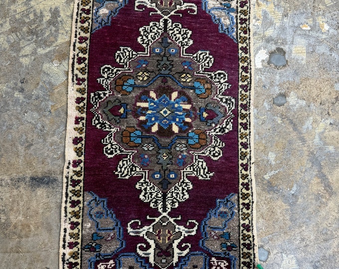 18x36 turkish doormat rug, oushak doormat rug, anotolia doormat rug, kitchen doormat rug, bedroom doormat rug, entry way doormat rug