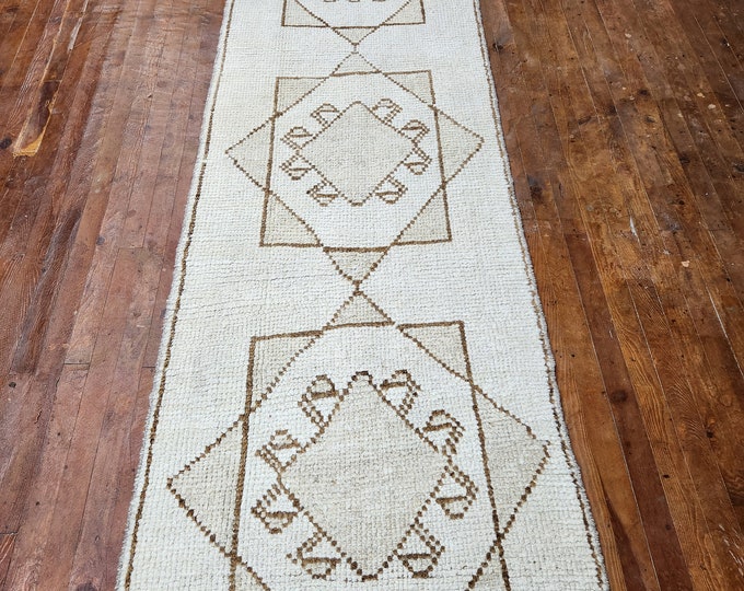 3x12 runner rug, turkish runner rug, oushak runner rug, anotolia runner rug, bedroom runner rug, kitchen runner rug, handmade runner rug