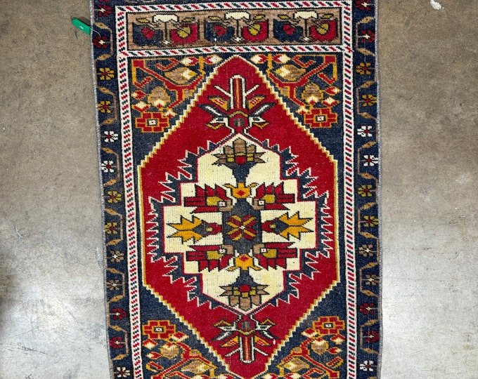 22x37 turkish doormat rug, oushak doormat rug, anotolia doormat rug, kitchen doormat rug, bedroom doormat rug, entry way doormat rug