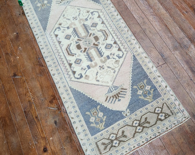 2x4 turkish doormat rug, oushak doormat rug, anotolia doormat rug, kitchen doormat rug, bedroom doormat rug, entry way doormat rug