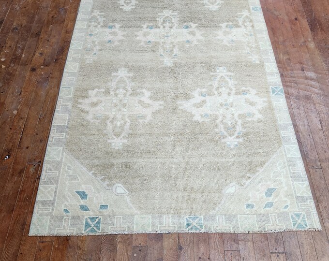 4x7 area rug, turkish area rug, oushak area rug, bedroom area rug, anotolia area rug, kitchen area rug, entry way area rug,