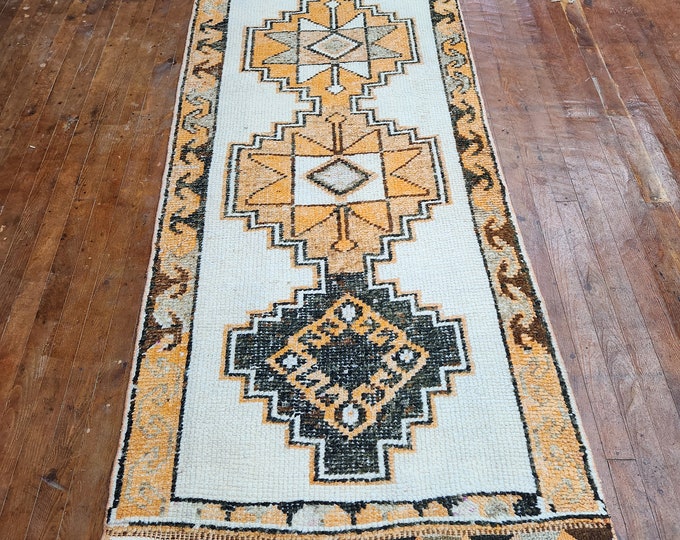 3x11 runner rug, turkish runner rug, oushak runner rug, anotolia runner rug, bedroom runner rug, kitchen runner rug, handmade runner rug