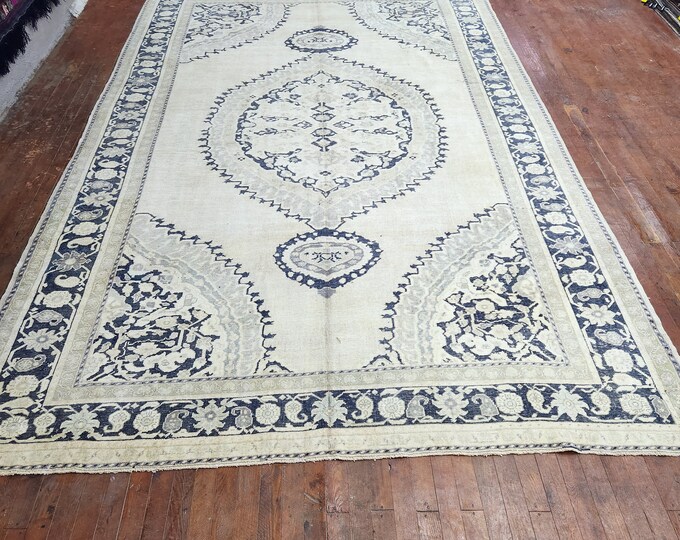 7x12 area rug, turkish area rug, oushak area rug, bedroom area rug, kitchen area rug, handmade area rug, entry way area rug,