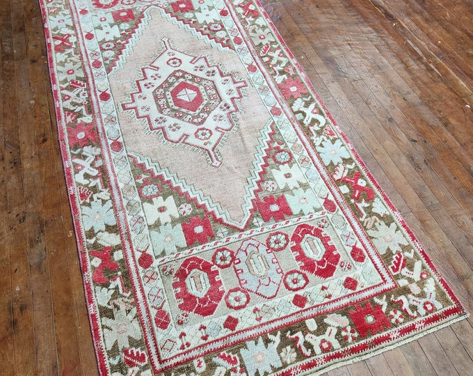 4x8 mini area rug, turkish mini area rug, oushak area rug, anotolia area rug, bedroom area rug, kitchen area rug, entry way area rug