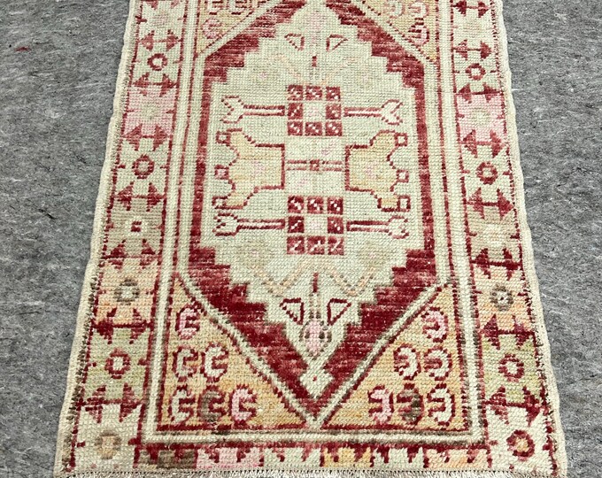 2.8x4 turkish beige colors handmade rug, wash  rugs, oushak faded rugs, oriental area rugs, Accent kitchen rugs, anatolian small rug,