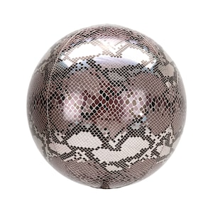 Round Snake Skin Balloon 16&quot;, Animal Skin Balloon, Animal Hide Balloon, Jungle Balloon, Safari Balloons, Animal Print, Snake Decoration