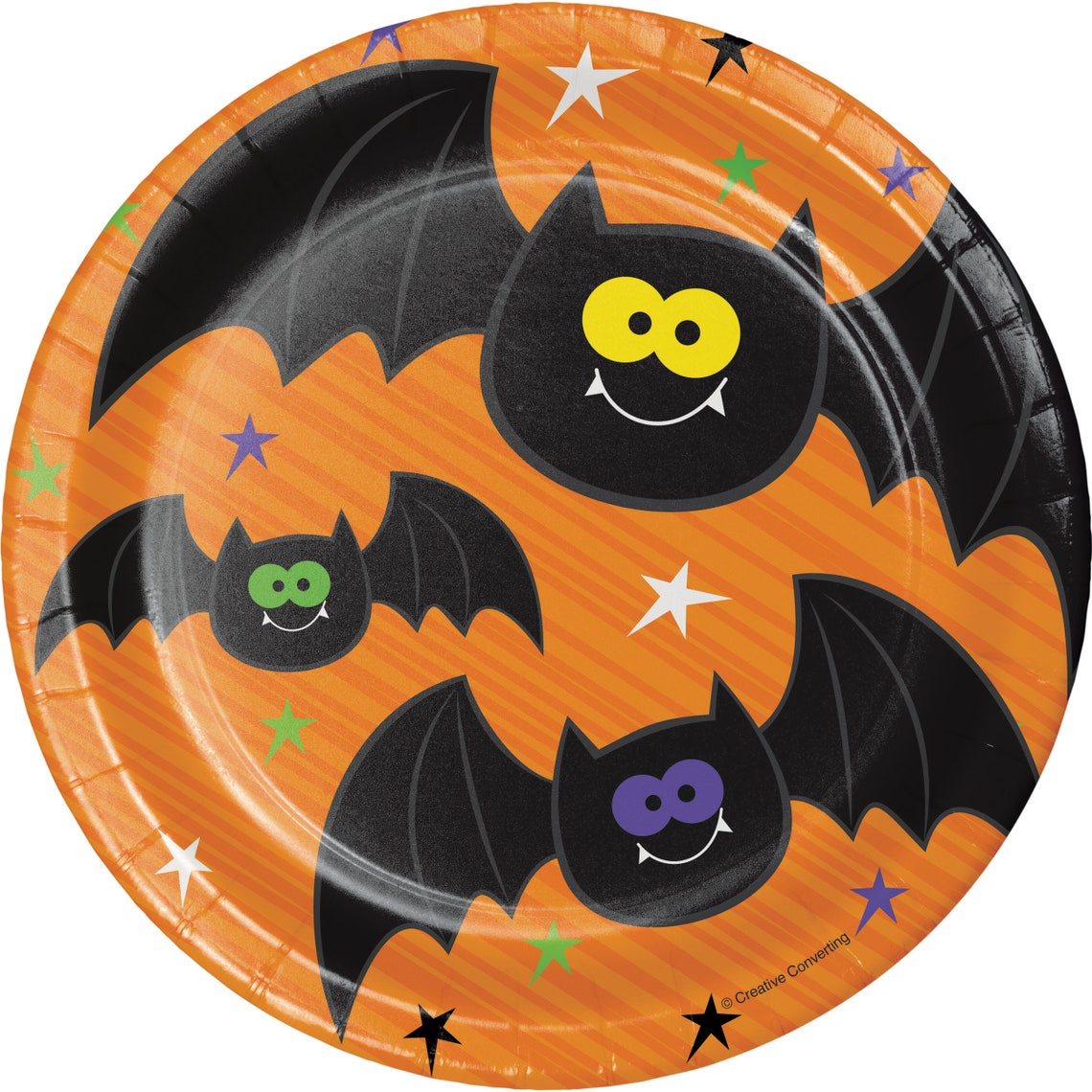 7 Halloween Paper Plates Halloween Party Trick or  Etsy