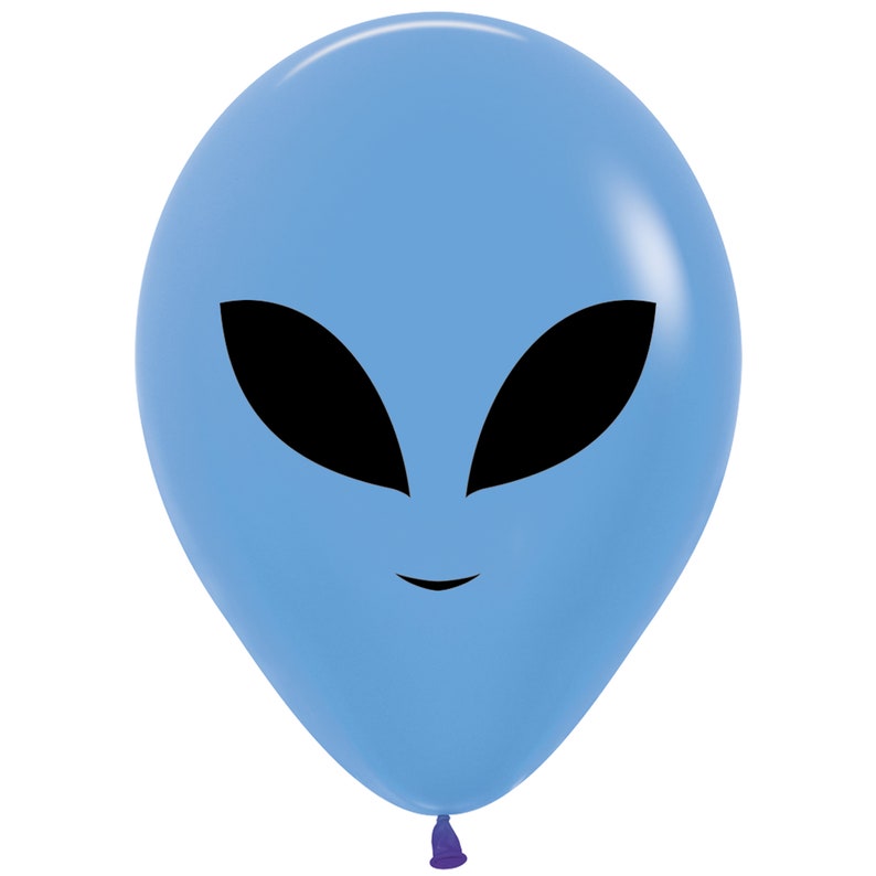 Ten Alien Balloons 5, Outer Space Balloon, Space Party, Astronaut Balloon, Rocket Balloon, Space Birthday, Alien Decoration, Galaxy Party image 2