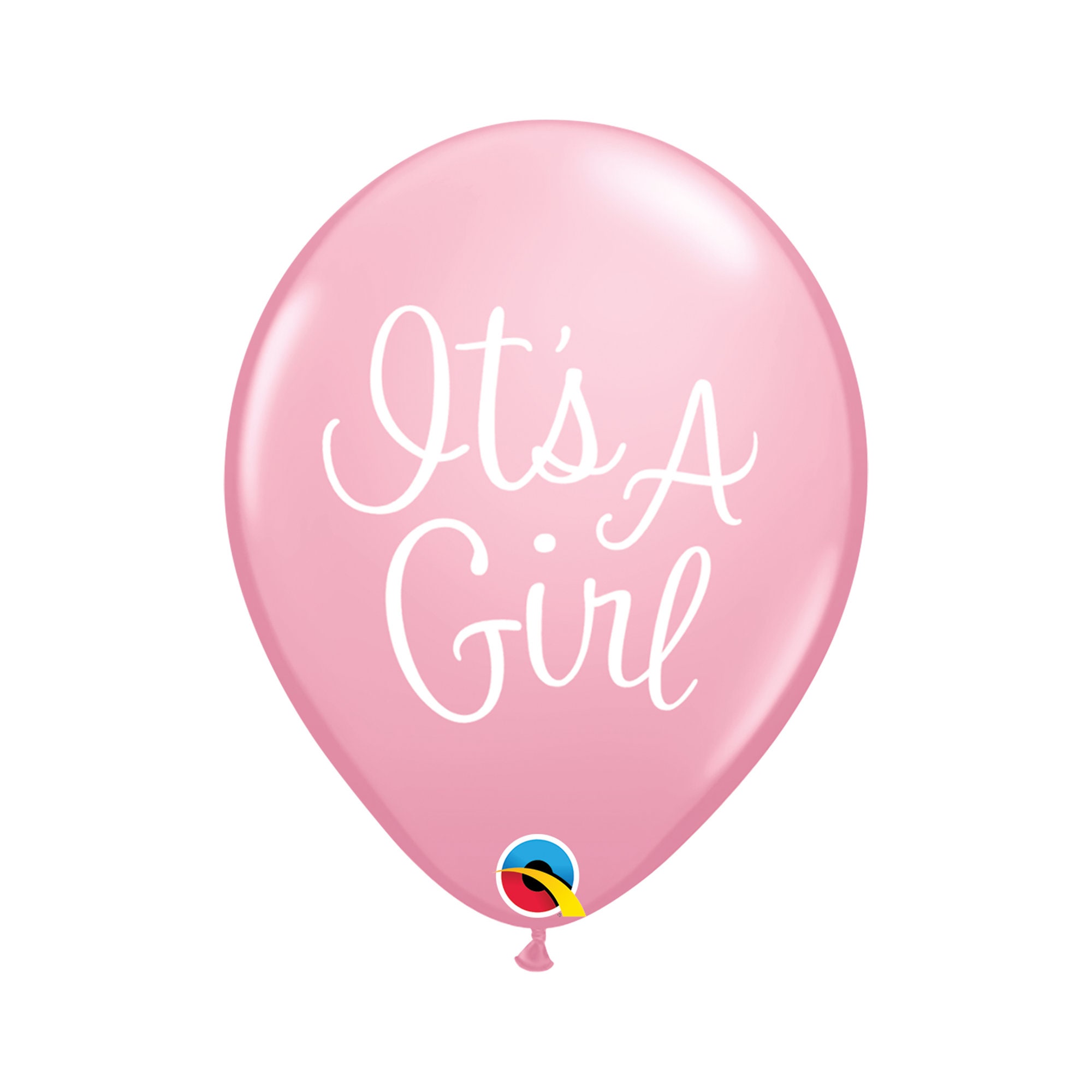Anagram It's A Girl Baby Shower Balloon - 32 Inch Pink Footprint Mylar Foil Balloon
