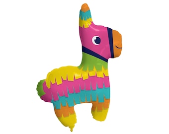 Fiesta Pinata Balloon 33", Fiesta Birthday Party, Taco Party, Cinco de Mayo, Taco Balloon, Taco Birthday, Fiesta Party, Taco Bout A Party