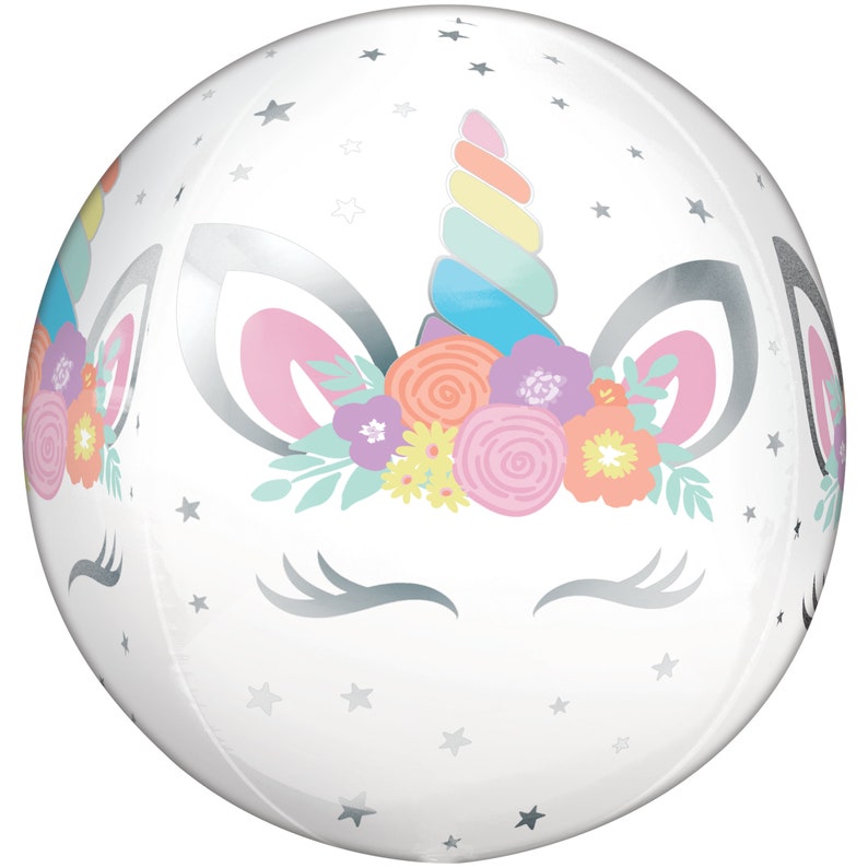 16 Unicorn Eyelashes Balloon Unicorn Baby Shower | Etsy