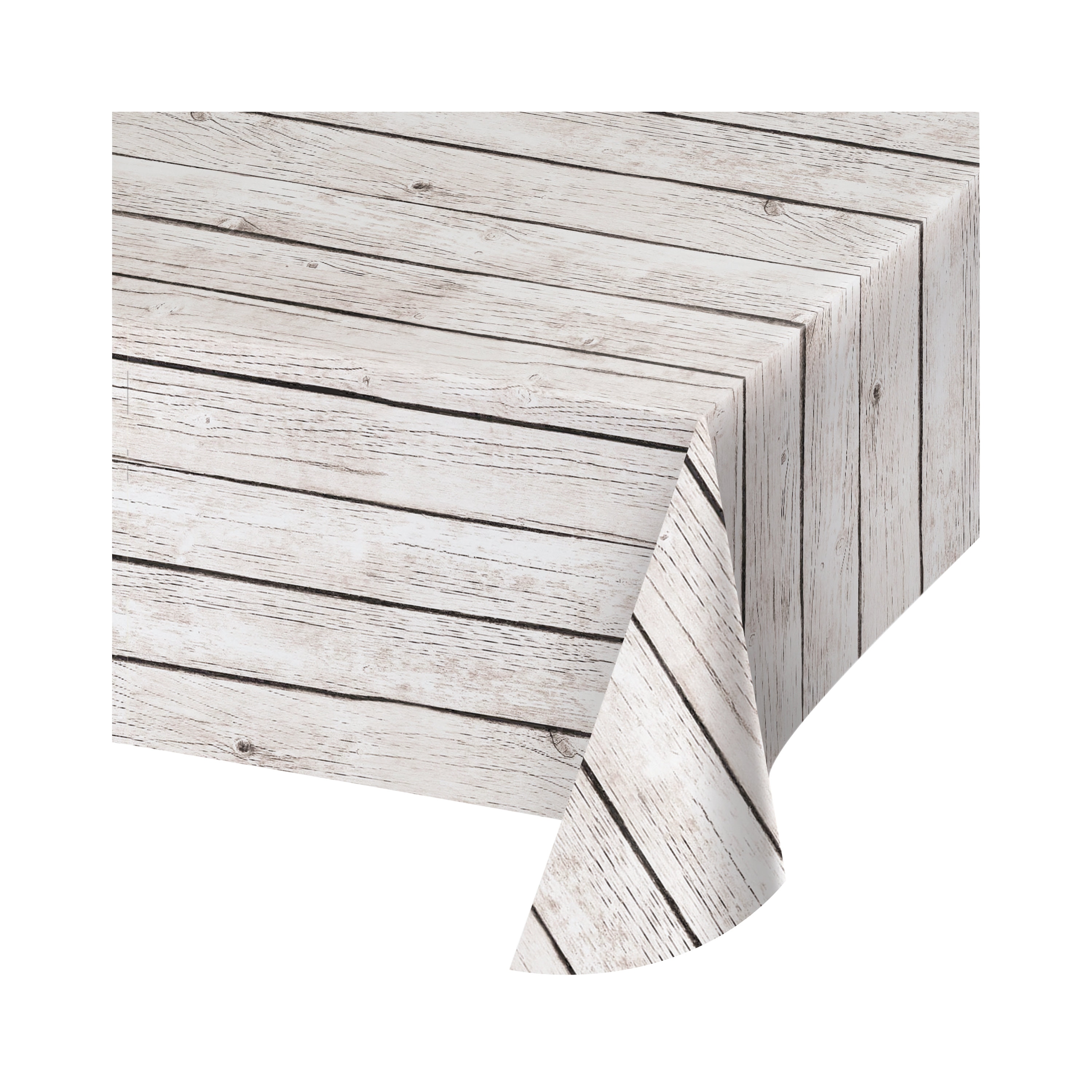 White Wood Tablecloth Barn Party Decor Farm Party Decor Wood Table Cover Lumberjack Party Rustic Decor Rustic Wedding
