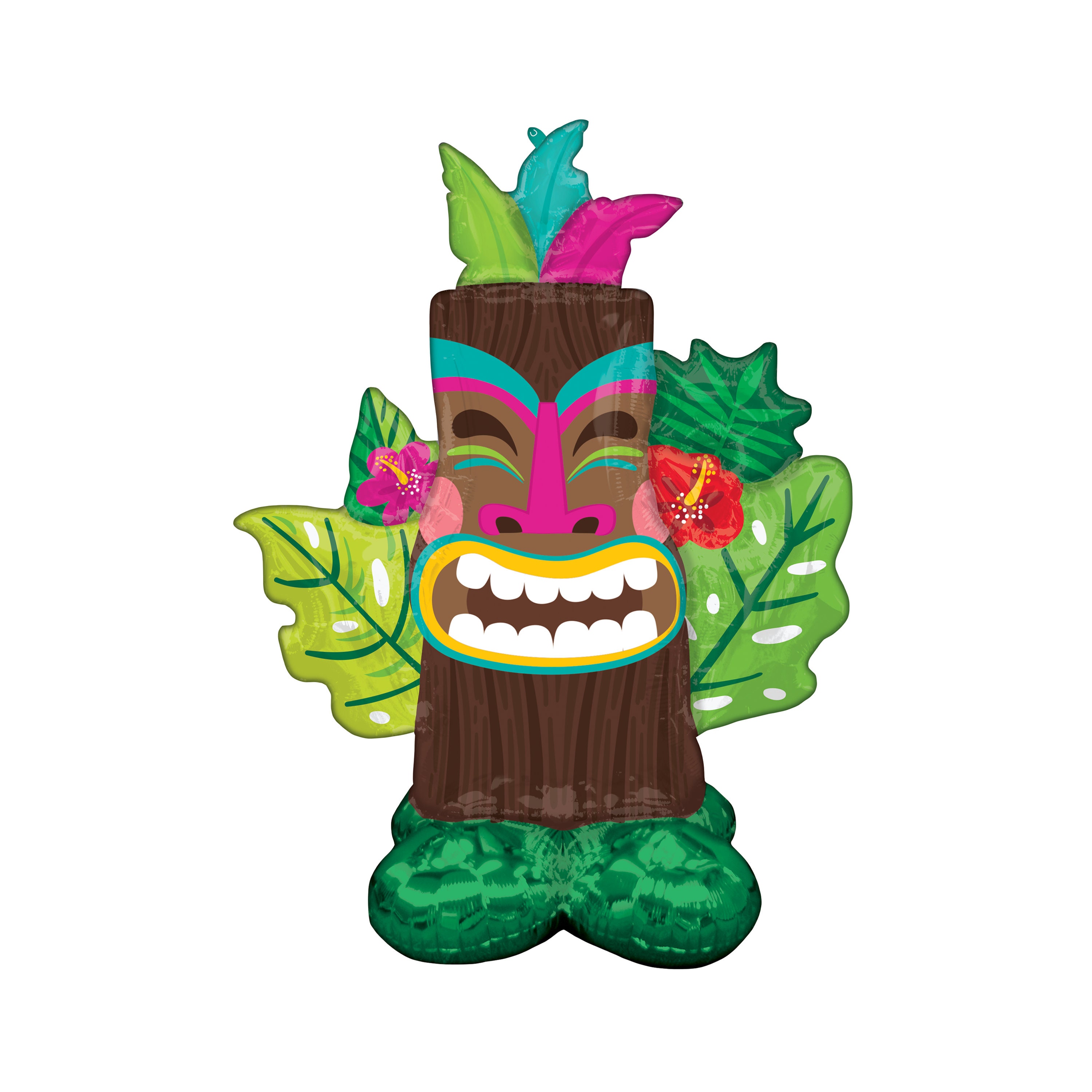 Tiki Balloon Air Only 53 Tiki Decorations Luau Party Aloha Party Beach Party Tropical Birthday Hawaiian Party Tropical Parrot