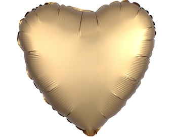 Gold Heart Balloon 18", Valentine's Day Balloon, Love Balloon, Anniversary Balloon, Valentine's Day Decor, Heart Shaped Balloon, Baby Shower