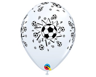Five Soccer Ball Balloons Latex, World Cup Party, Soccer Birthday, Football Balloon, Soccer Decorations, Sports Balloons, Soccer Team