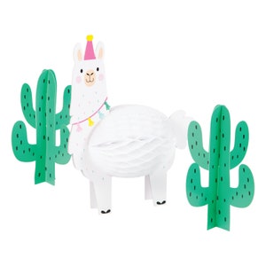 Llama Centerpiece, Llama Party, Llama Decor, Llama Birthday, Llama Baby Shower, Alpaca Party, Fiesta Party, Llama Themed, Cactus Centerpiece