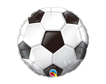 Soccer Ball Balloon Foil Mylar Balloon 18", World Cup Party, Soccer Birthday, Football Balloon, Soccer Decorations, Sports Balloons, Sports