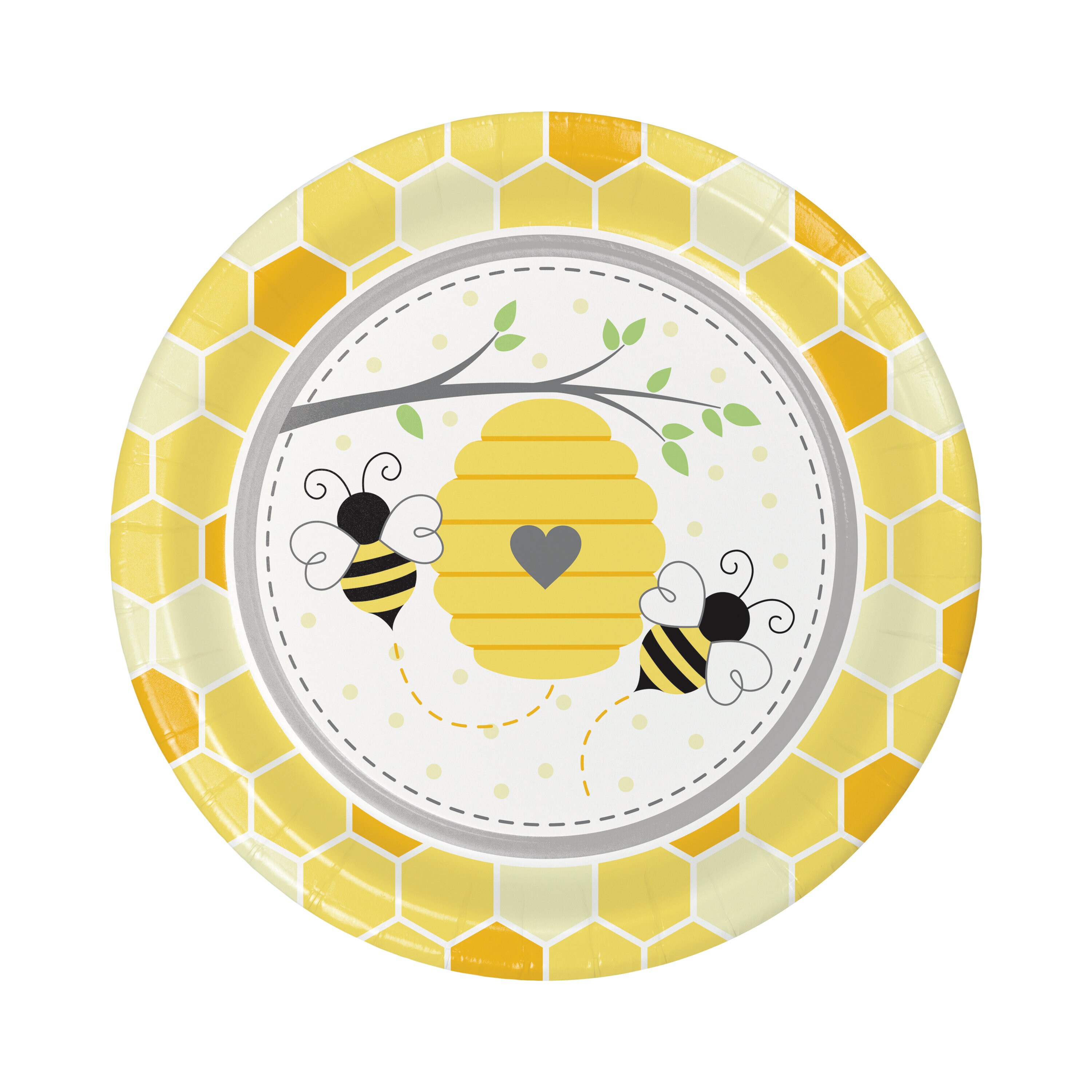 8 Bumble Bee Plates 9 What Will It Bee Bee Party Bee Baby Shower Bumble Bee Birthday Bumblebee Party Bee Birthday Bee Themed