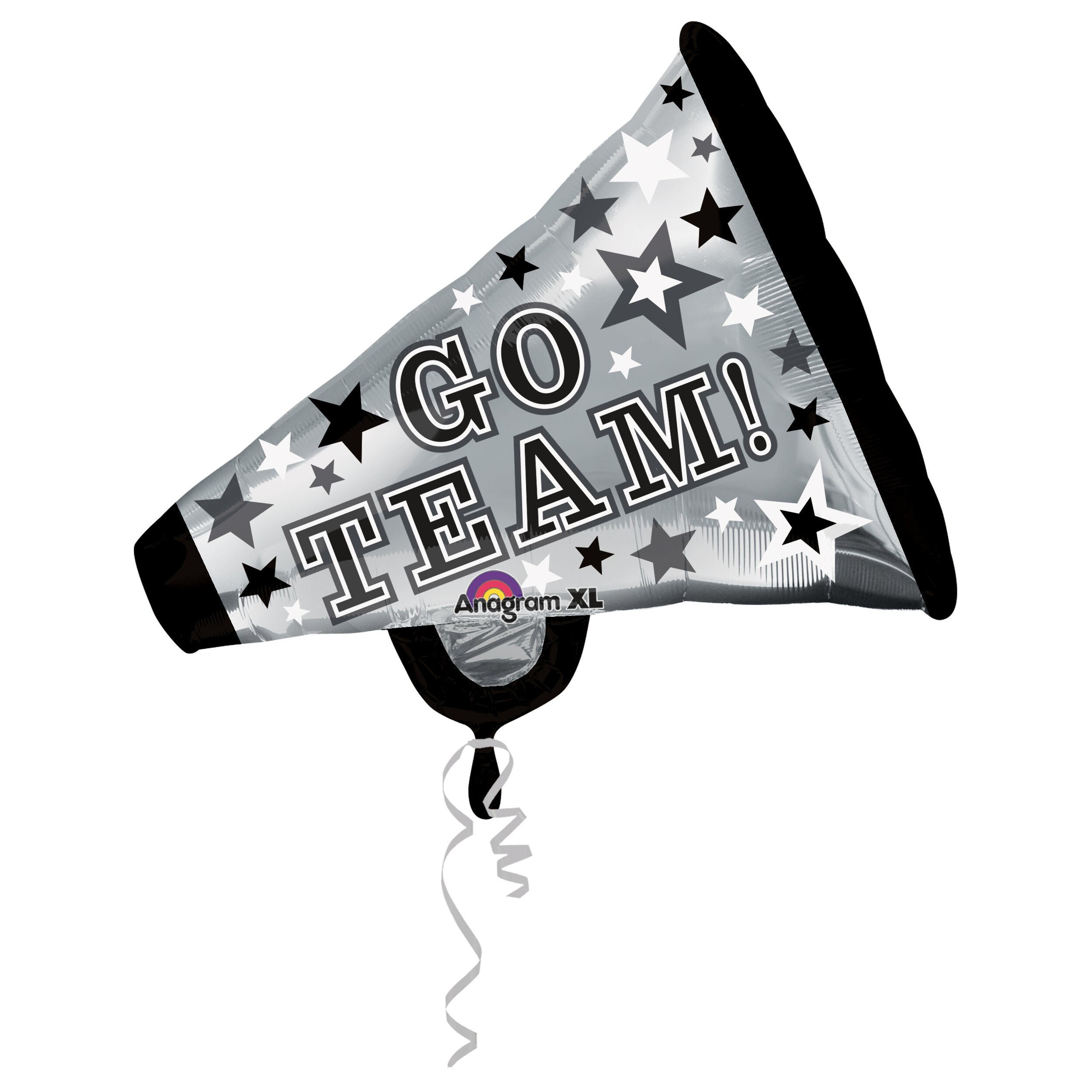 29 Go Team Megaphone Balloon Foil Mylar Cheerleader Etsy España