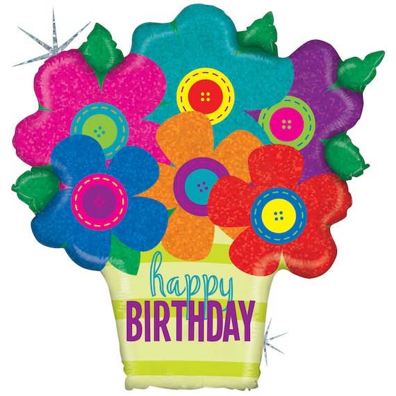 Balloons on sale and flowers
