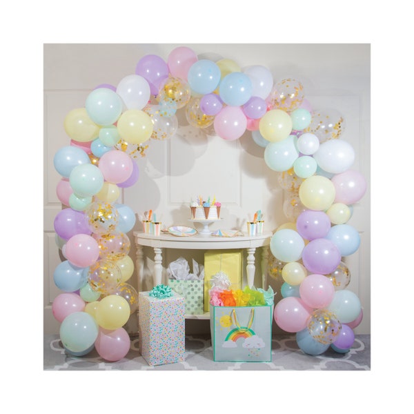 Pastel Balloon Arch Kit, Balloon Garland Kit, Pastel Baby Shower, Princess Party, Fairy Party, Bridal Shower Decor, Pastel Decorations, Swan