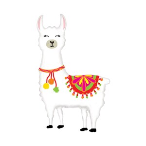 Jumbo Llama Balloon 45&quot;, Llama Party, Llama Baby Shower, Llama Themed Party, Llama Birthday Party, Llama Decorations, Alpaca Party, Fiesta
