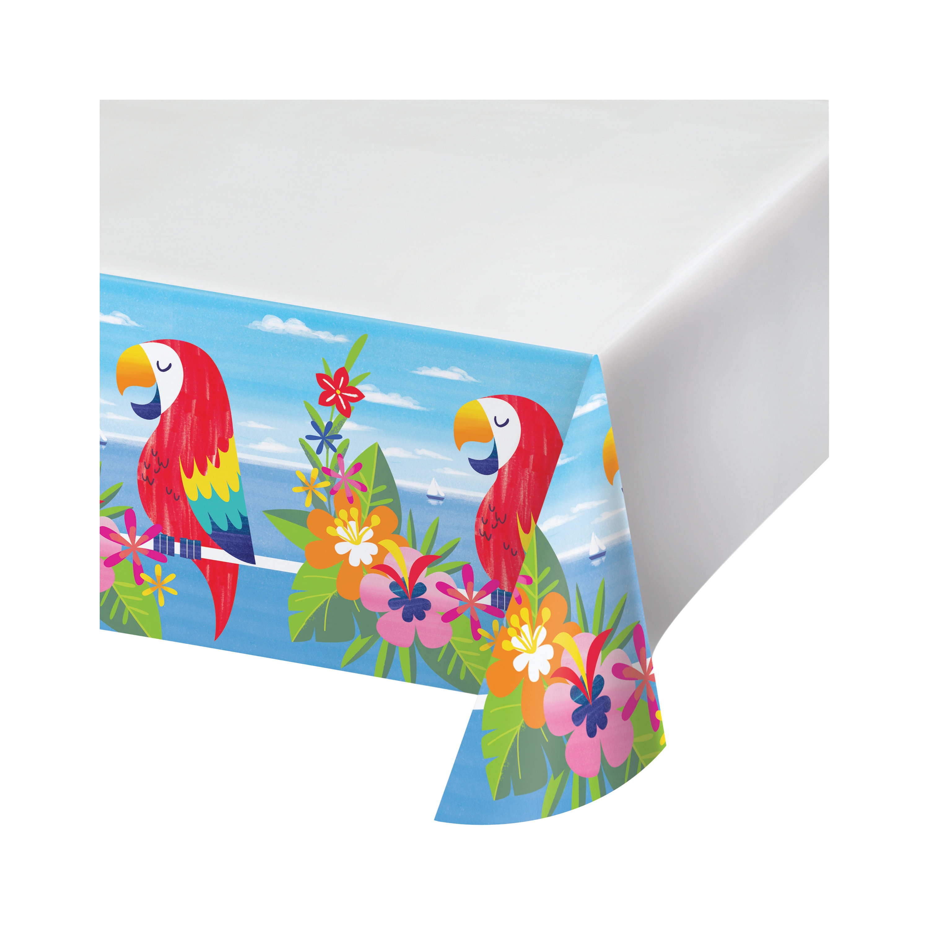 Tropical Tablecloth Luau Party Tropical Party Decor Aloha Party Beach Party Tropical Birthday Hawaiian Party Tropical Table
