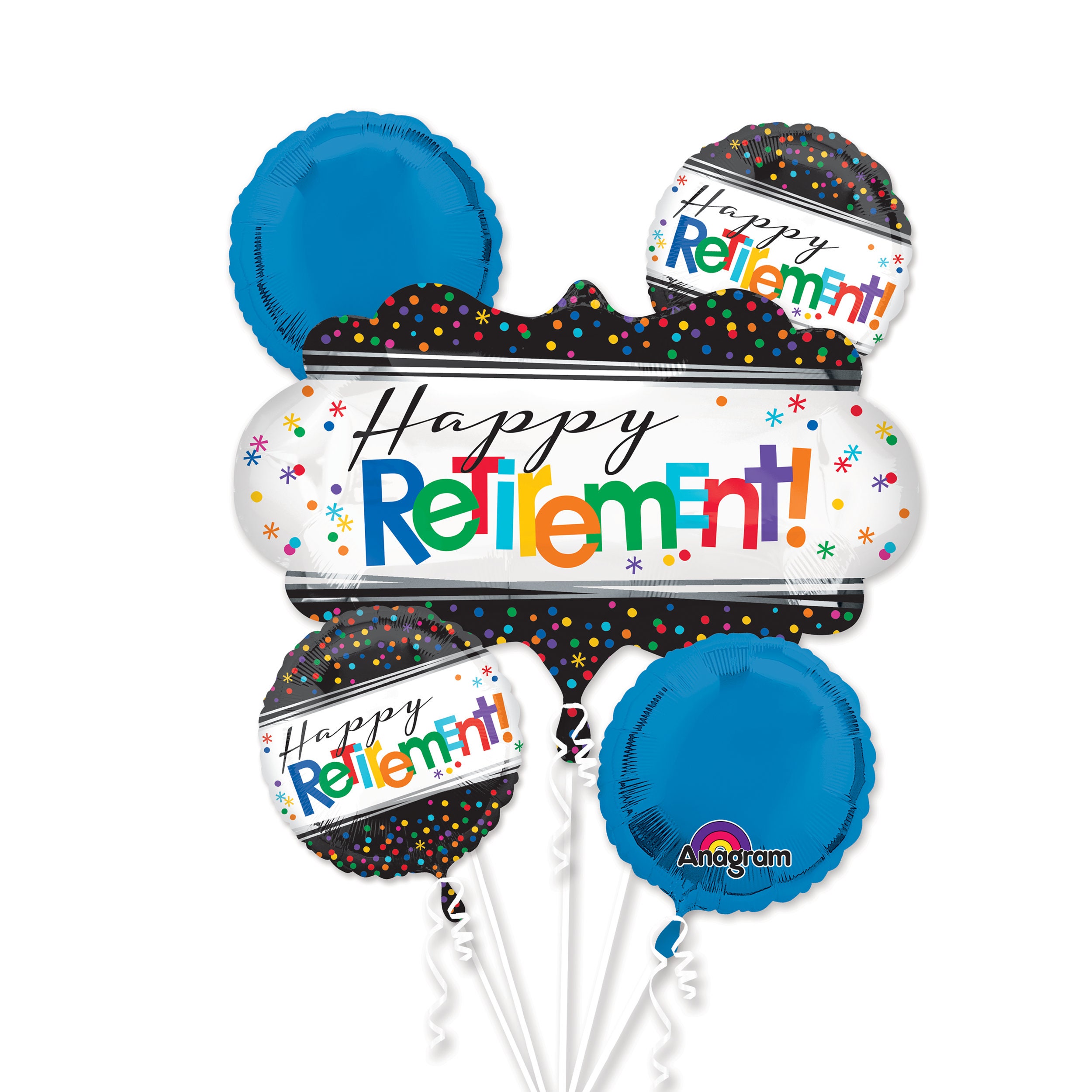 AMSCAN Lanterne Di Carta Per Festa Di Pensionamento - Happy Retirement - 3 Pezzi Da 22,9 Cm