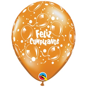 Five Feliz Cumpleaños Balloons Latex, Birthday Party, Birthday Decorations, Happy Birthday Balloons, Spanish Birthday, Children's Party image 7