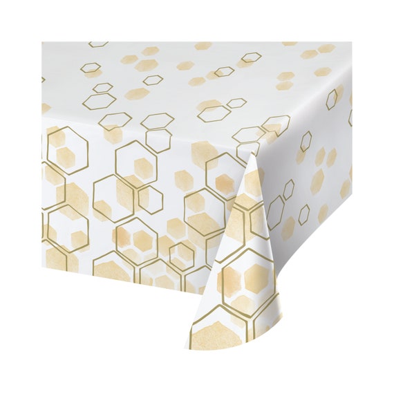 Honeycomb Tablecloth Blebee Party Bee Baby Shower Denmark Honeycomb Tablecloth Blebee Party, Party Table Cloth Asda