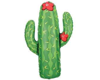 Cactus Balloon 41", Fiesta Birthday Party, Taco Party, Cinco de Mayo, Mexican Party, Cactus Party, Taco Bout a Party, Llama Party, Sombrero