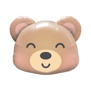 Bear Balloon 31&quot;, Brown Bear Party, Bear Baby Shower, Bear Themed Party, Animal Balloon, Woodland Bear, Woodland Balloon, Bear Decoration