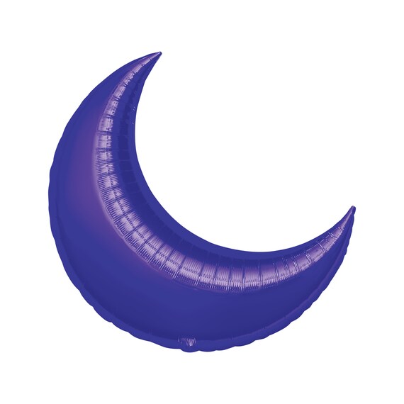 35 Large Purple Crescent Moon Balloon Baby Shower Moon | Etsy
