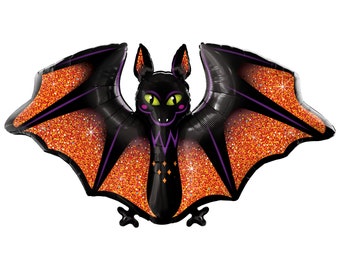 Halloween Bat Balloon 50", Happy Halloween, Halloween Balloons, Halloween Moon, Trick or Treat, Halloween Party, Haunted House, Pumpkins