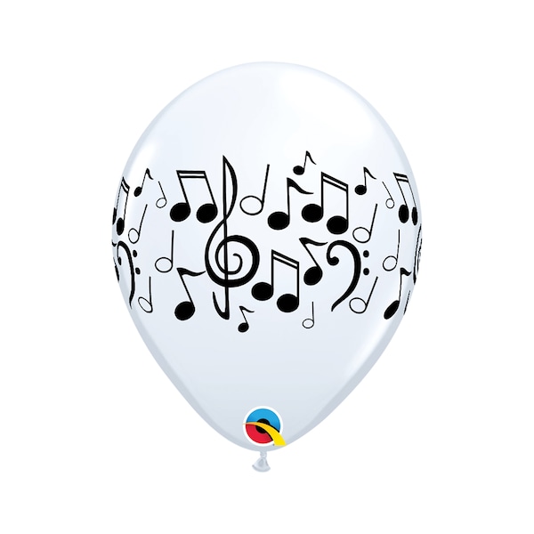 Five Musical Notes Balloons Latex, Dance Party Balloon, Music Notes, Music Decorations, Music Themed Party, Cleft Note, Music Party