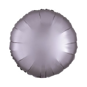 Gray Circle Balloon 18&quot;, Round Balloon, Anniversary Balloon, Circle Shaped Balloon, Grey Circle Balloon, Bachelorette Party, Baby Shower