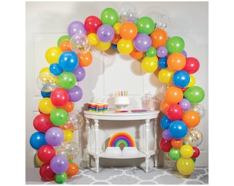 Rainbow Balloon Arch Kit, Balloon Garland Kit, Rainbow Baby Shower, Rainbow Party, Birthday Kit, Rainbow Decorations, Birthday Party Balloon