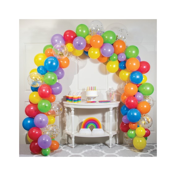 Rainbow Balloon Arch Kit, Balloon Garland Kit, Rainbow Baby Shower, Rainbow  Party, Birthday Kit, Rainbow Decorations, Birthday Party Balloon 