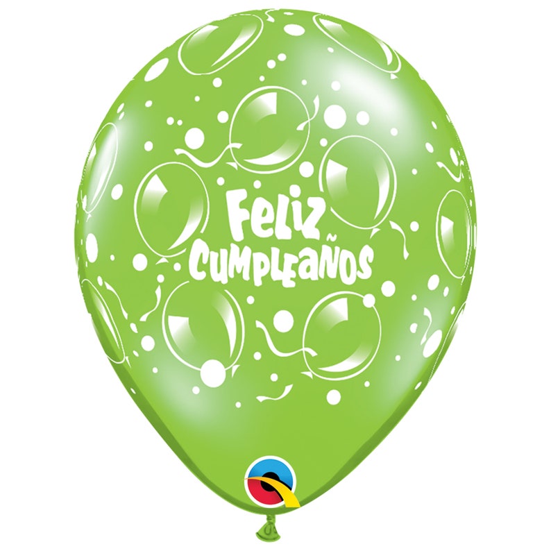 Five Feliz Cumpleaños Balloons Latex, Birthday Party, Birthday Decorations, Happy Birthday Balloons, Spanish Birthday, Children's Party image 4
