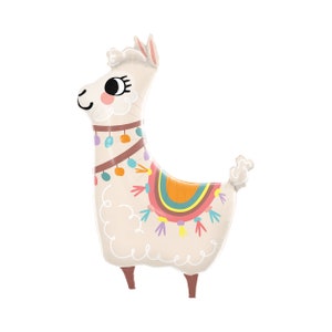 Llama Balloon 45&quot;, Llama Party, Llama Baby Shower, Llama Themed Party, Llama Birthday Party, Llama Decorations, Alpaca Party, Fiesta Party