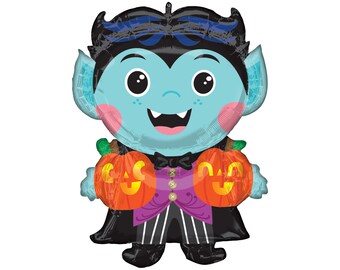 Vampire Balloon 30", Happy Halloween, Halloween Balloons, Halloween Decorations, Trick or Treat, Halloween Party, Halloween Vampire, Bats