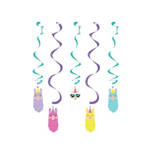 5 Llama Decorations, Llama Party Decor, Llama Decor, Llama Themed Birthday, Llama Baby Shower, Alpaca Party, Fiesta Party, Cactus Party