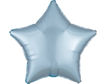 Pastel Blue Star Balloon 19", Star Birthday Balloon, Baby Shower Balloons, Twinkle Twinkle, Space Party, Stars and Moon, Twinkle Little Star