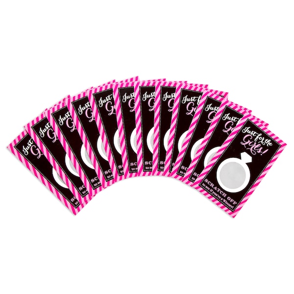 12 Bachelorette Party Scratch Tickets, 2 Winners in each Pack, Bachelorette Ring Scratch Off Cards, Bachelorette Cards, Bridal Favors, Games